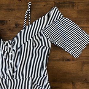Pinstripe Romper